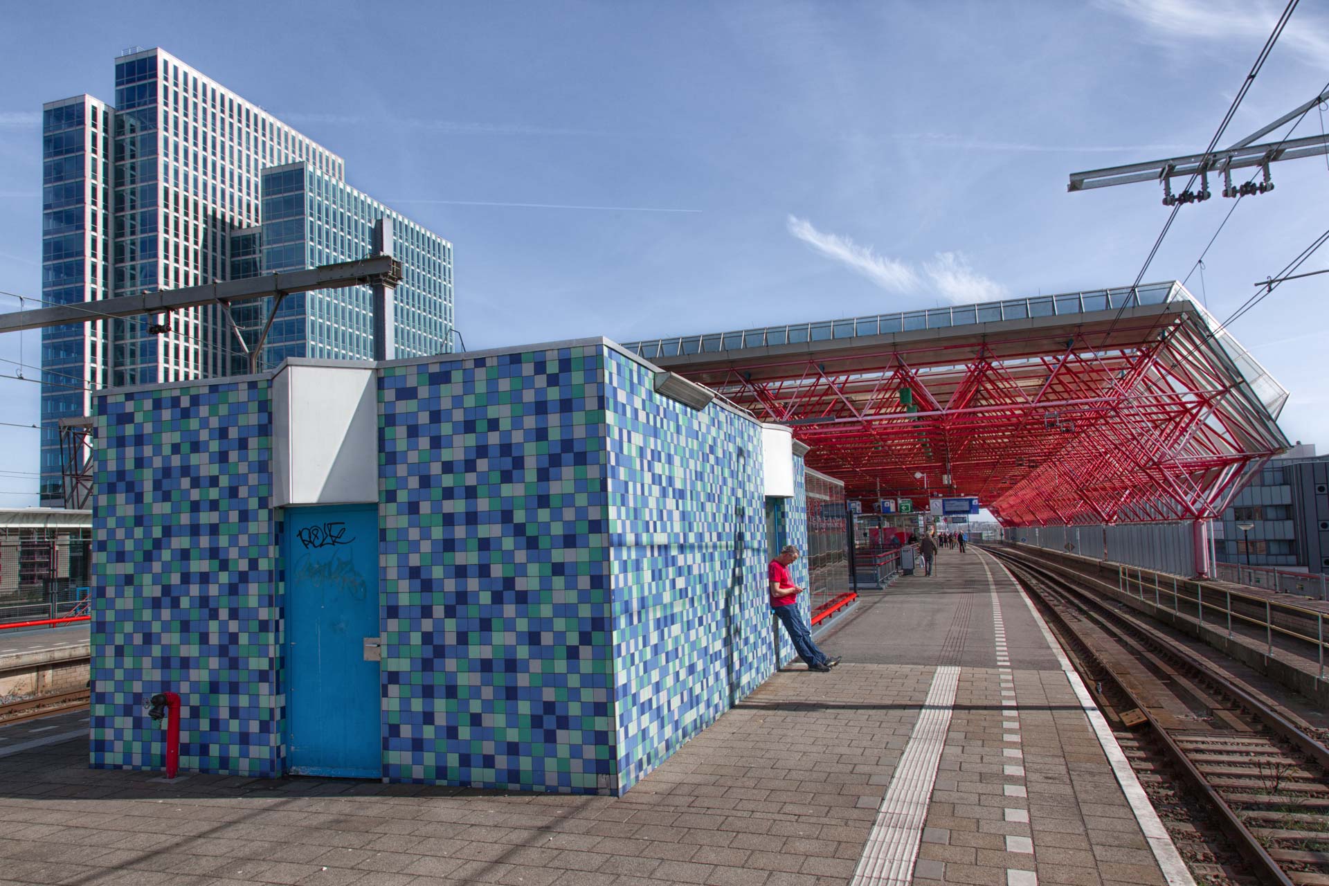 Almere, station, stedelijke architectuur, stedelijk landschap, fotograaf, fotografie, gebouw